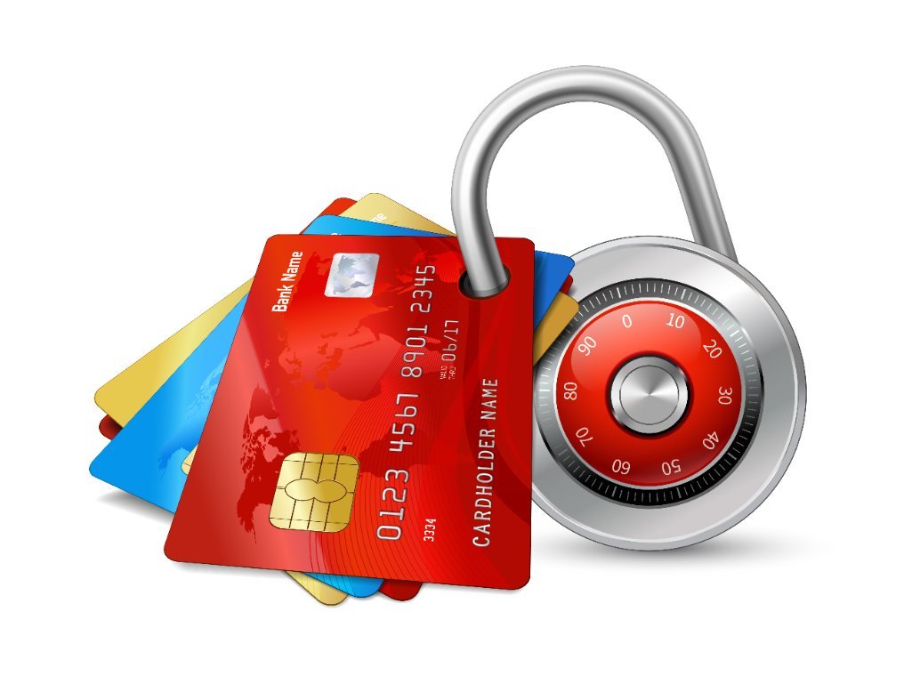 Cards are locked with lock via 3d payment gateway